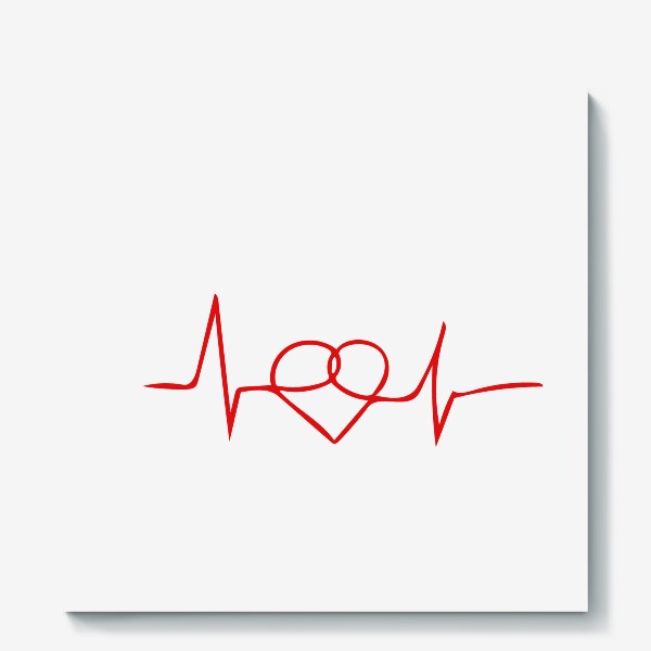 Холст «сердцебиение»