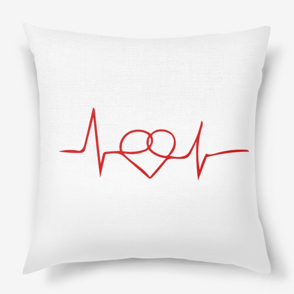 Подушка «сердцебиение»