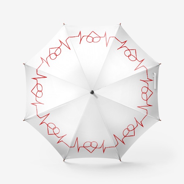 Зонт «сердцебиение»