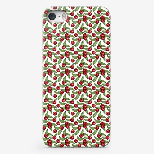 Чехол iPhone «Красные ягоды рябины»