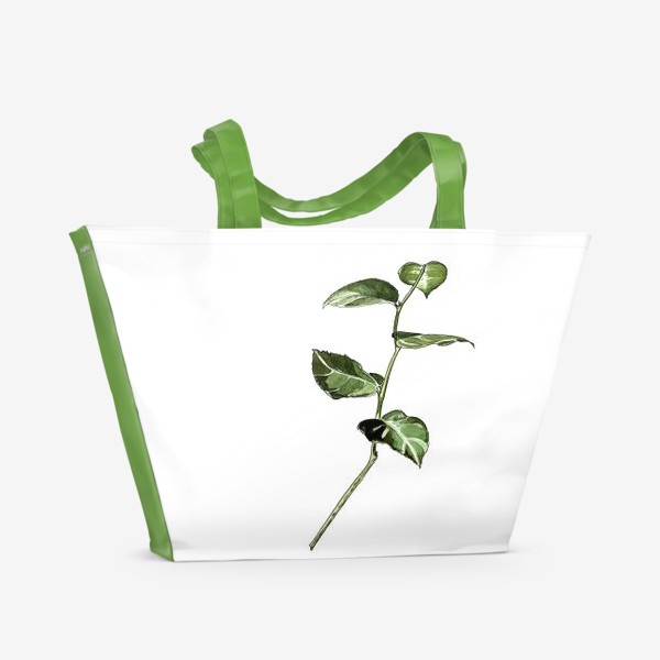 Пляжная сумка «Листья розы»