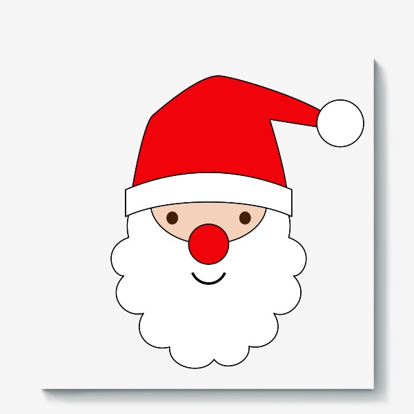 Холст «Дед Мороз, Санта Клаус»