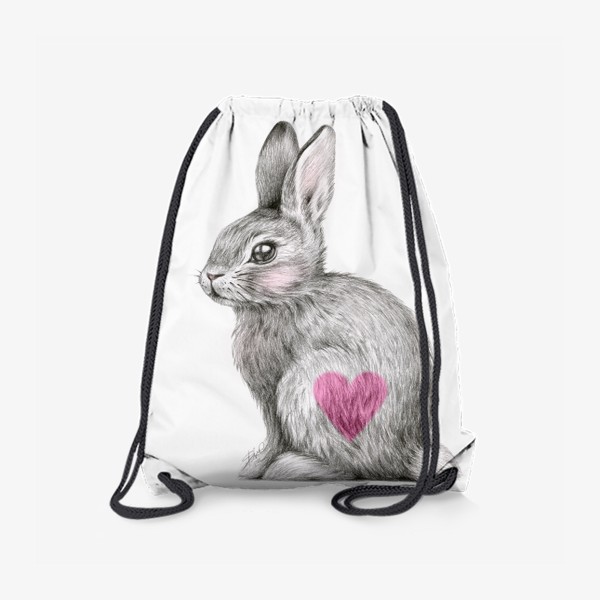 Рюкзак «Заяц любви (кролик, любовь, сердце)»