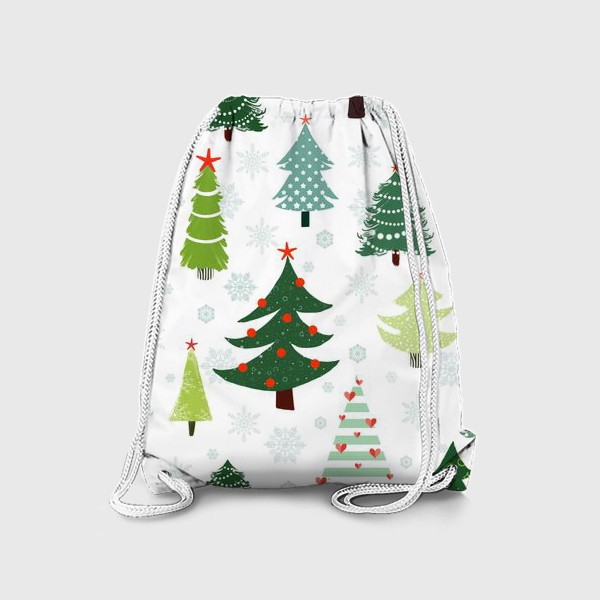 Рюкзак «Новогодние елочки»