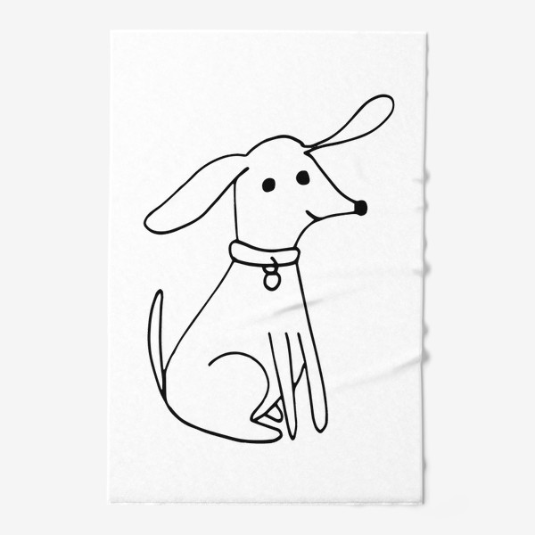 Полотенце «собака ушастая»