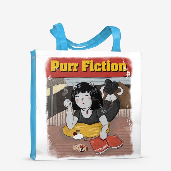 Сумка-шоппер «Purr Fiction»