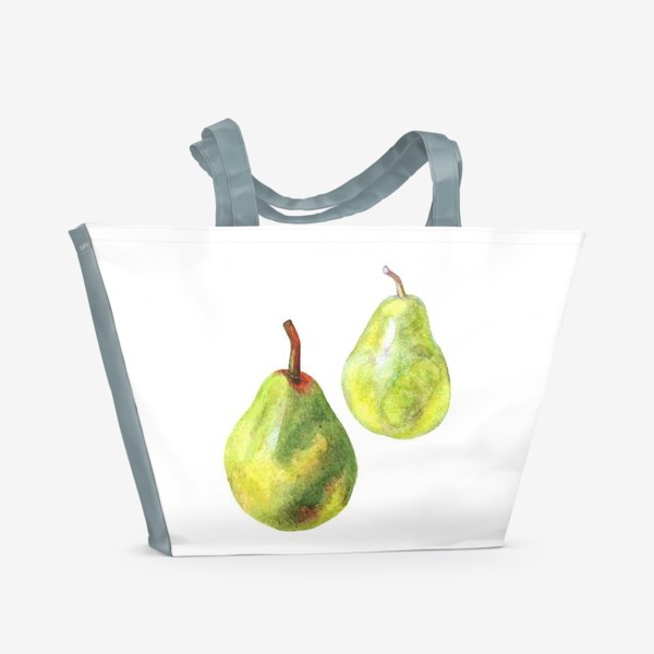 Пляжная сумка «Груши. Pears»