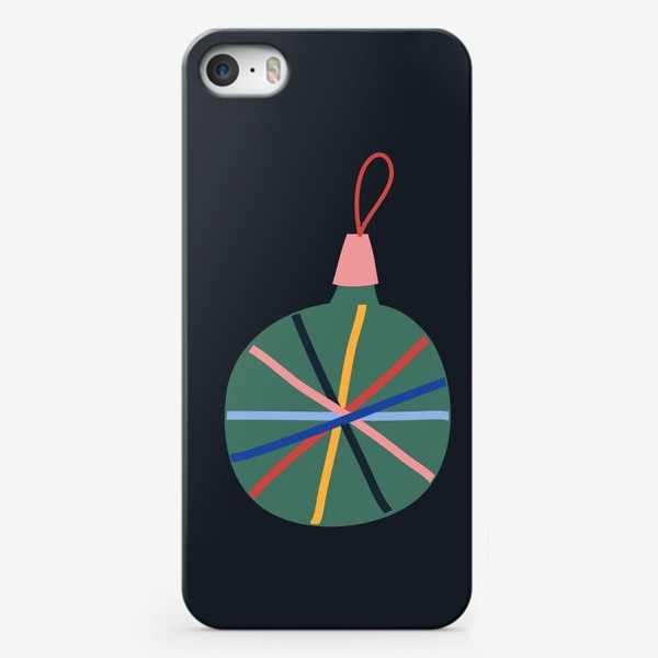 Чехол iPhone «Елочная игрушка / Christmas toy»