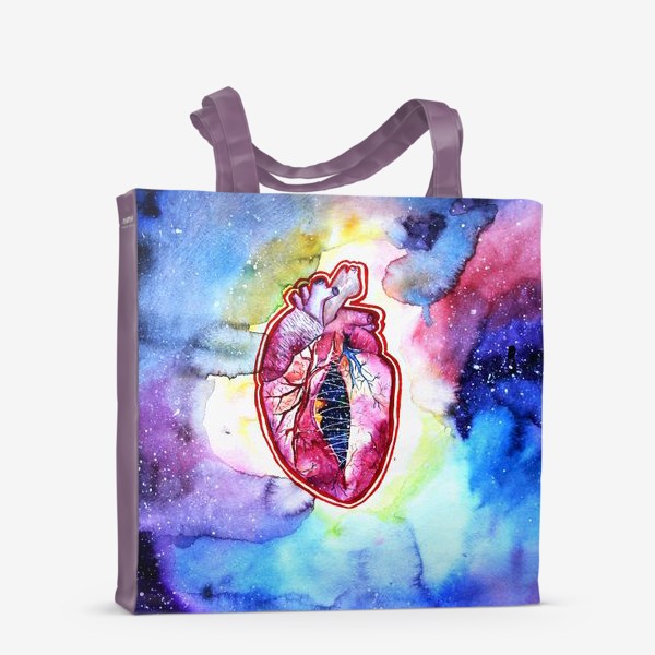 Сумка-шоппер «Космическое сердце»