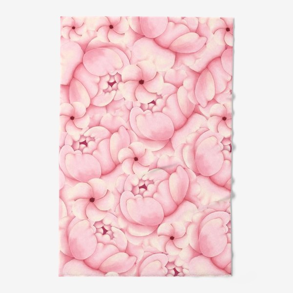 Полотенце «Розовые пионы»