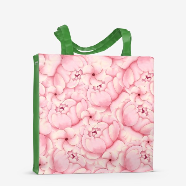 Сумка-шоппер «Розовые пионы»