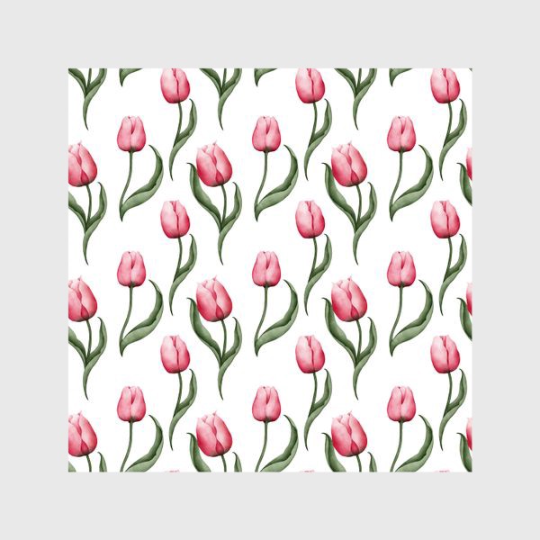 Шторы «Розовые тюльпаны»