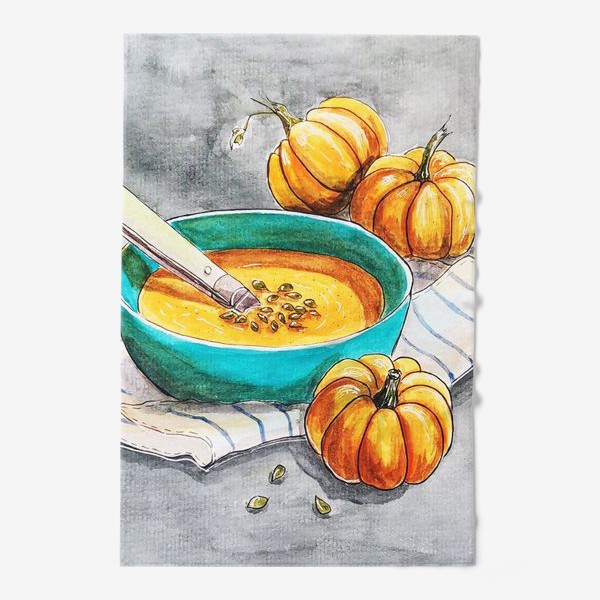 Полотенце «Тыквенный суп»