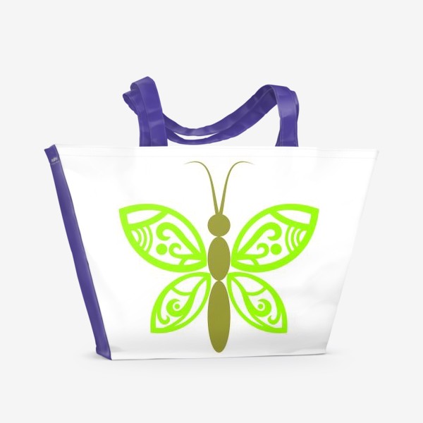 Пляжная сумка «Весенняя бабочка»