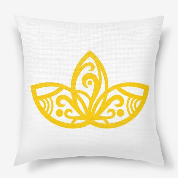 Подушка «Золотой орнамент»