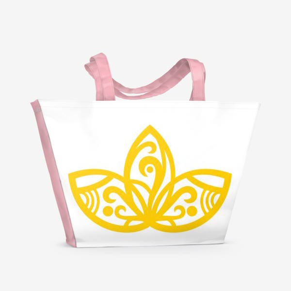 Пляжная сумка «Золотой орнамент»