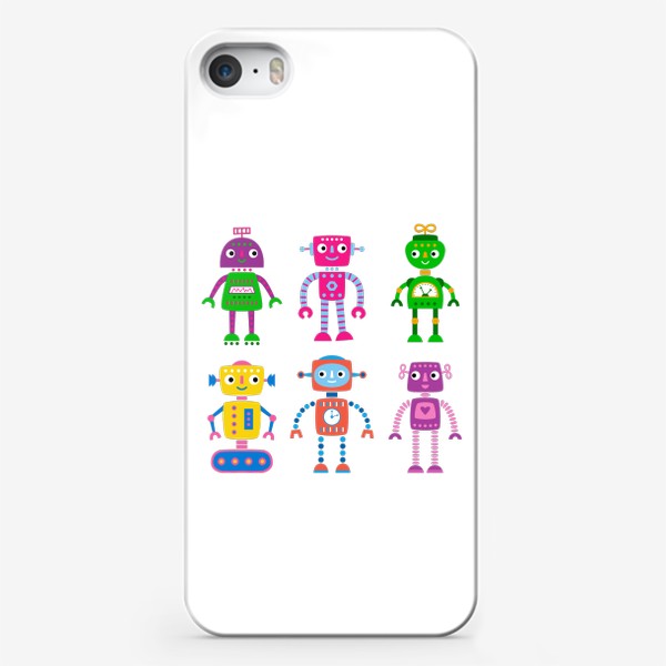 Чехол iPhone «Роботы»