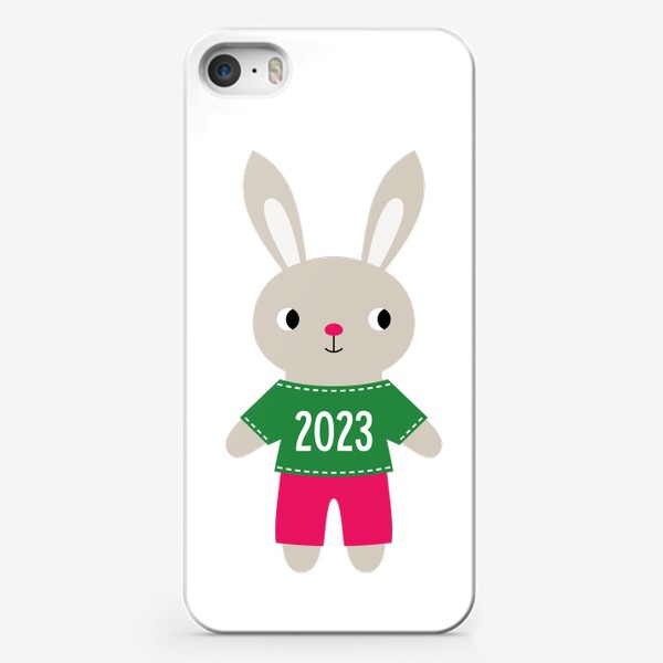 Чехол iPhone «Кролик, символ Нового года 2023»