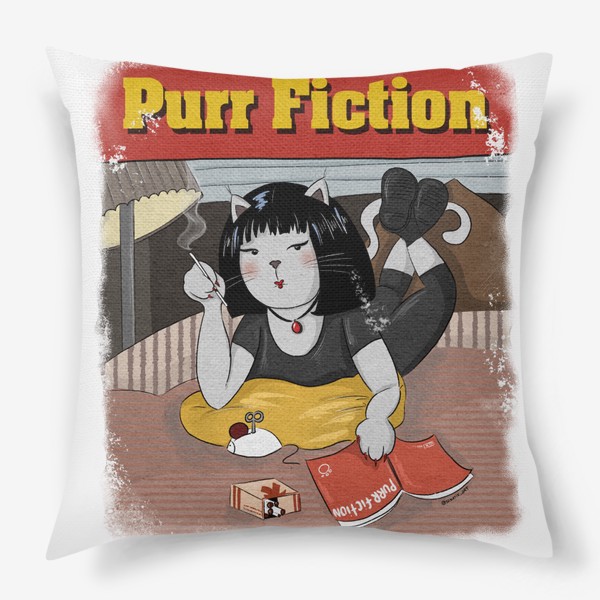 Подушка «Purr Fiction»