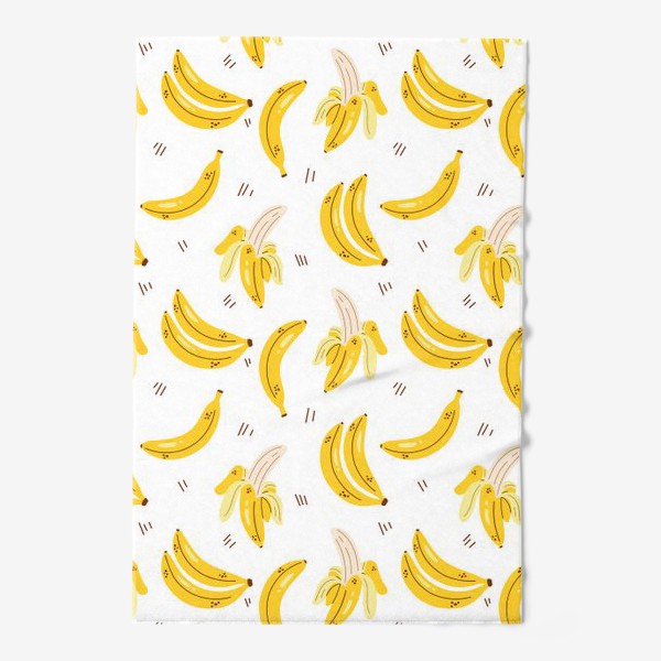 Полотенце «принт яркие бананы | bananas»