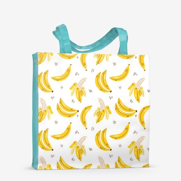 Сумка-шоппер &laquo;принт яркие бананы | bananas&raquo;