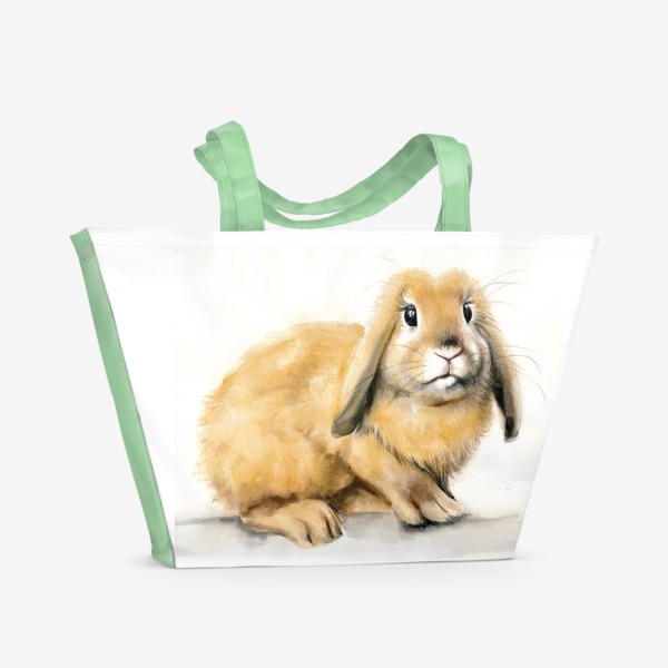Пляжная сумка «Кролик Флаффи»