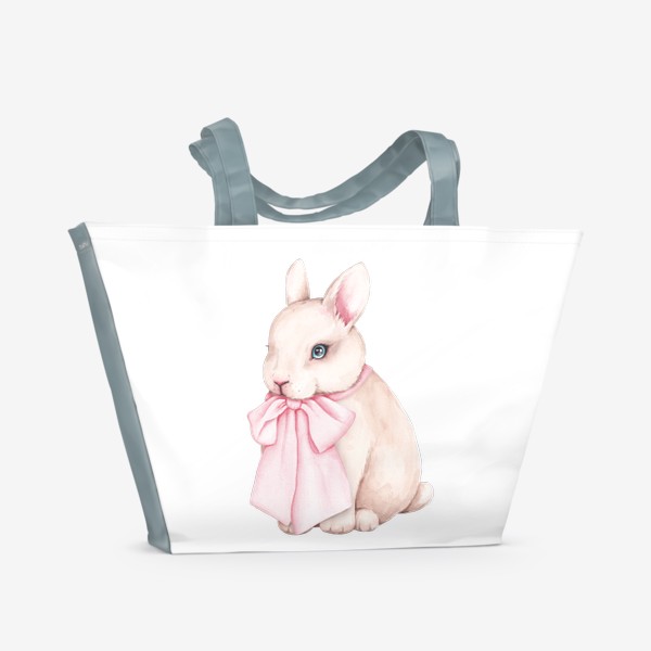 Пляжная сумка &laquo;Кролик с бантом&raquo;