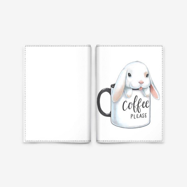 Обложка для паспорта «Coffee please»