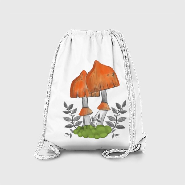 Рюкзак «Оранжевые грибы»