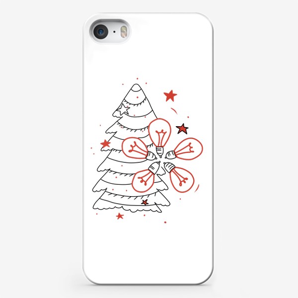 Чехол iPhone «christmas tree»