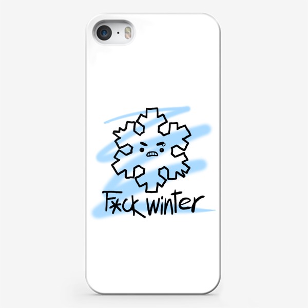 Чехол iPhone «Злая снежинка ненавидит зиму»