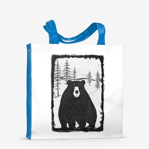 Сумка-шоппер «Медведь и медведи»