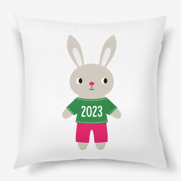 Подушка «Кролик, символ Нового года 2023»
