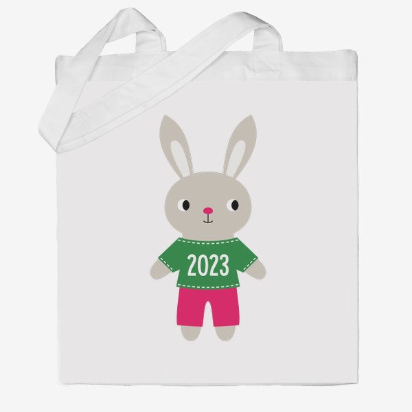 Сумка хб «Кролик, символ Нового года 2023»