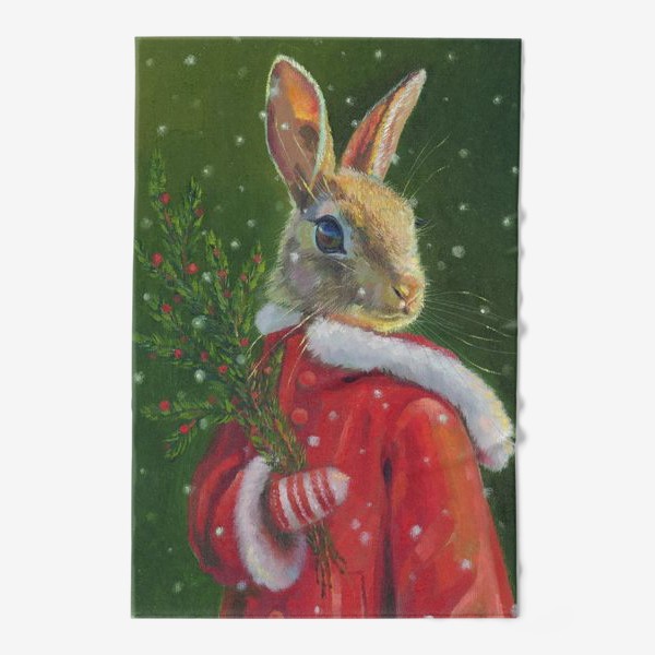 Полотенце &laquo;Новогодний кролик&raquo;