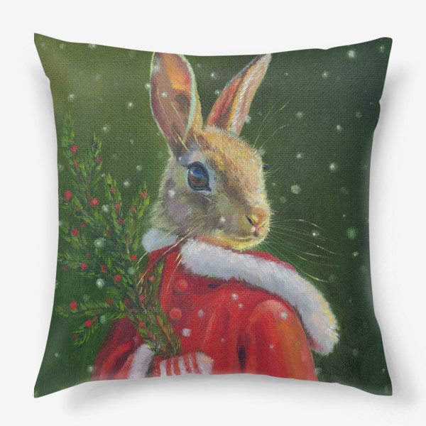 Подушка «Новогодний кролик»
