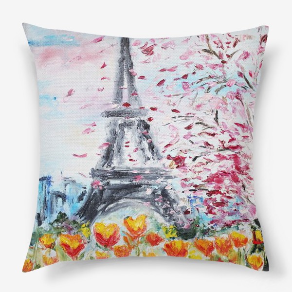 Подушка «Весна в Париже»