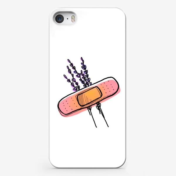 Чехол iPhone «Пластырь с лавандой»