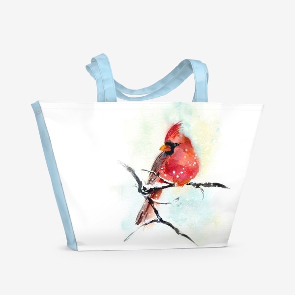 Пляжная сумка «кардинал»