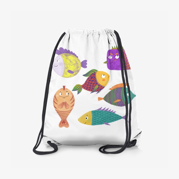 Рюкзак «Цветные рыбки»