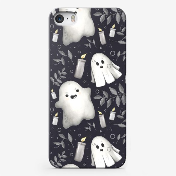 Чехол iPhone «Милые привидения паттерн»