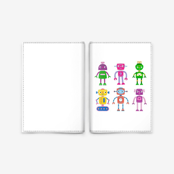 Обложка для паспорта «Роботы»