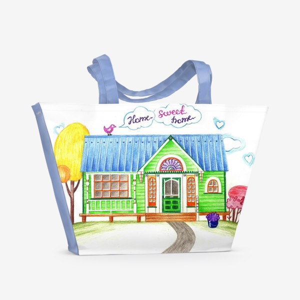Пляжная сумка «милый дом»