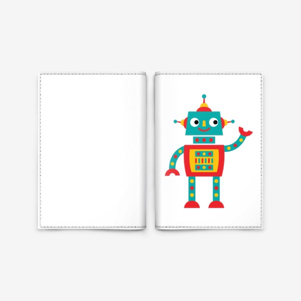 Обложка для паспорта «Робот»