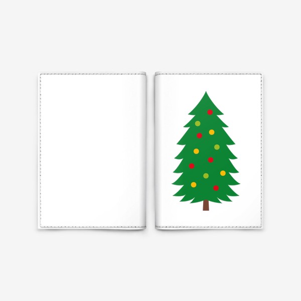 Обложка для паспорта «Елка новогодняя»