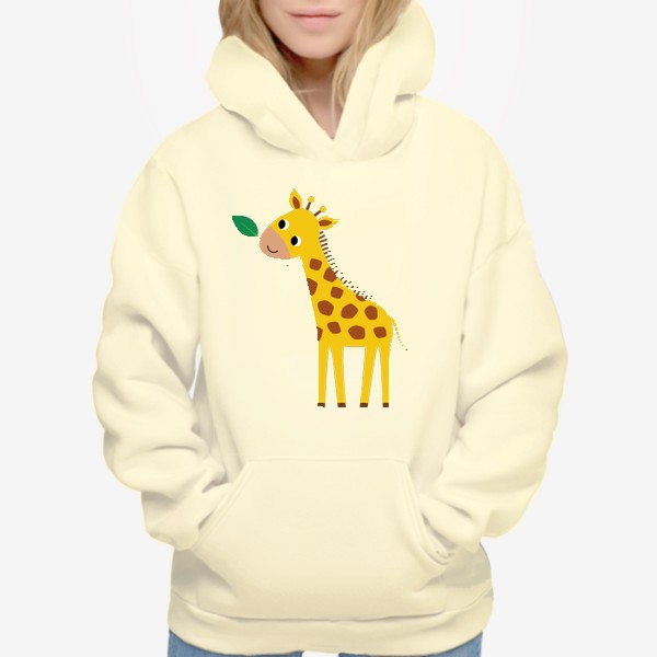 Худи «Забавный жираф, жирафик»