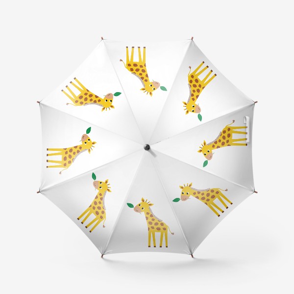 Зонт «Забавный жираф, жирафик»