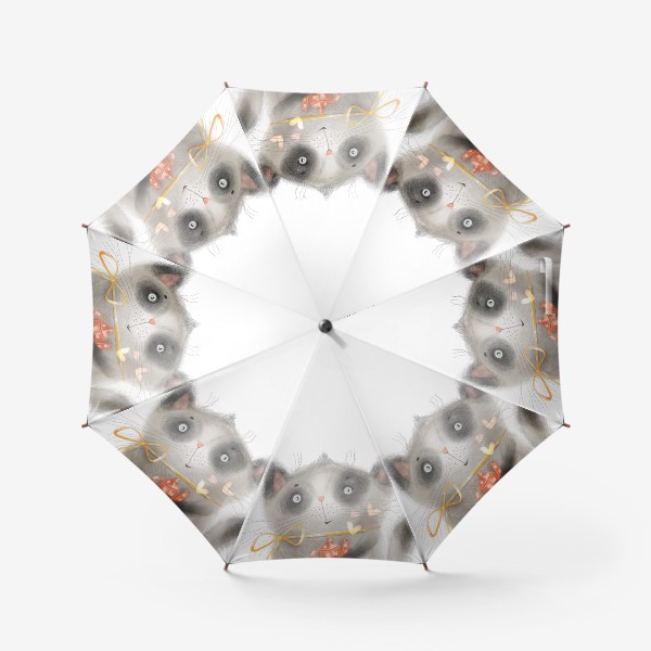 Зонт «Кот с чайником»