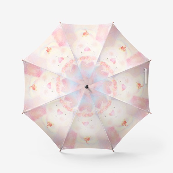 Зонт «Зайка на розовом»
