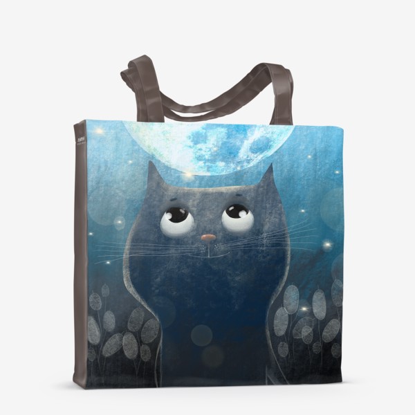 Сумка-шоппер «Лунный кот»